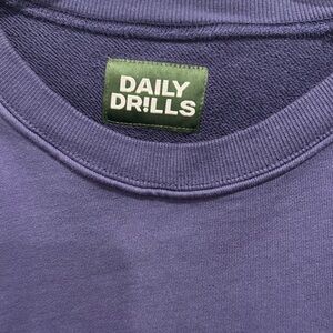 Daily Drills Warmest Wishes Unisex Navy Crew Sweatshirt XS/S
